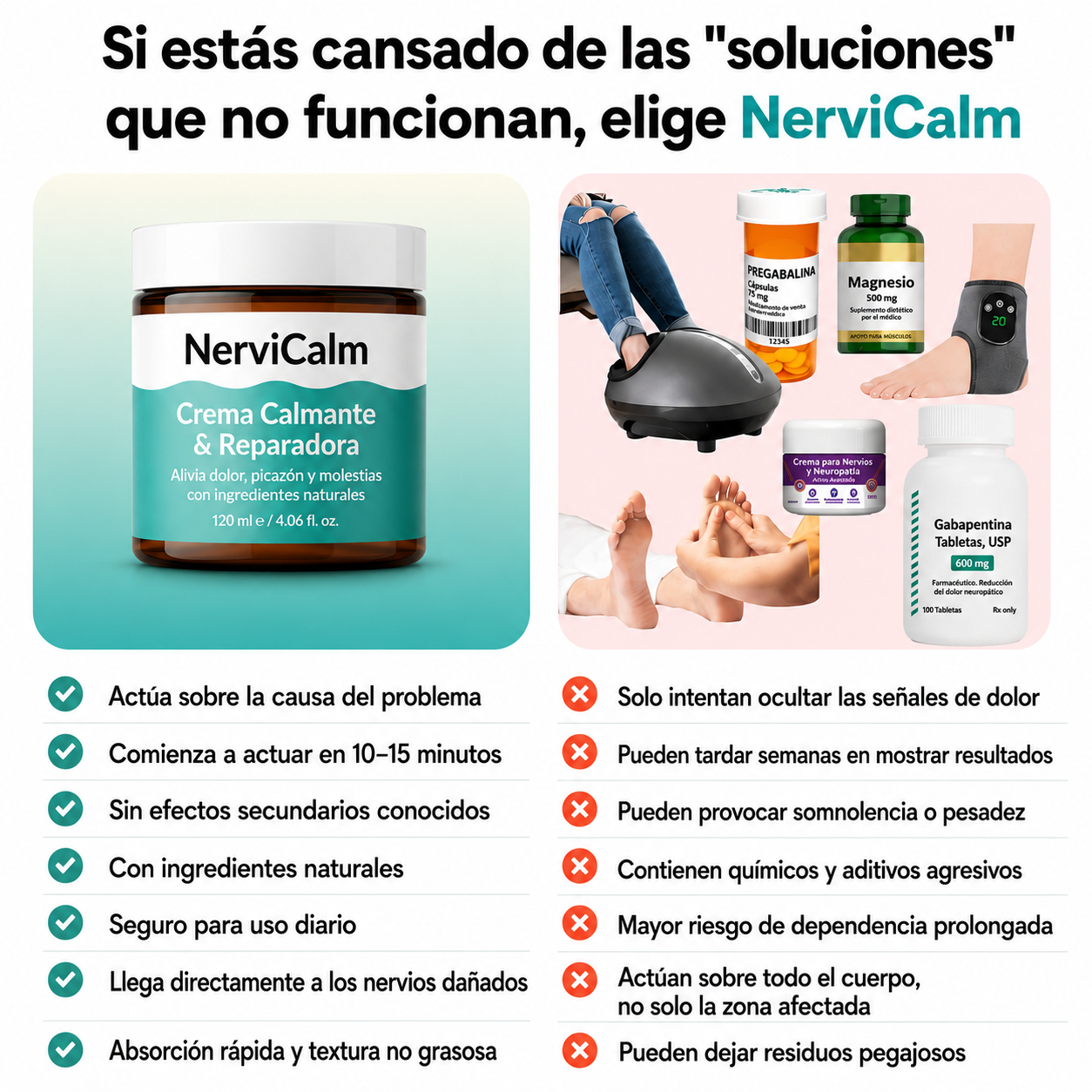 NerviCalm: Dile adiós al hormigueo, la quemazón y el entumecimiento