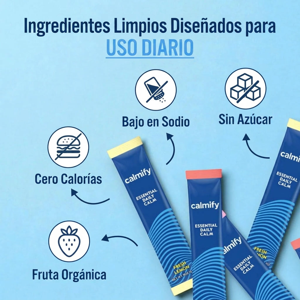 Calmify Drink Dile Adiós al Estrés y la Ansiedad Diaria