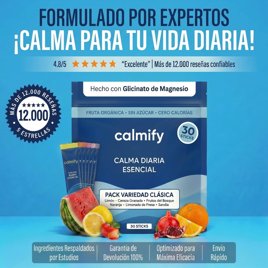 Calmify Drink Dile Adiós al Estrés y la Ansiedad Diaria
