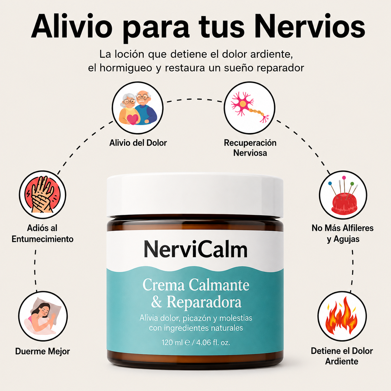 NerviCalm: Dile adiós al hormigueo, la quemazón y el entumecimiento